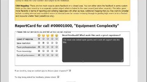 Clicktools Use Case - Closed Case Survey