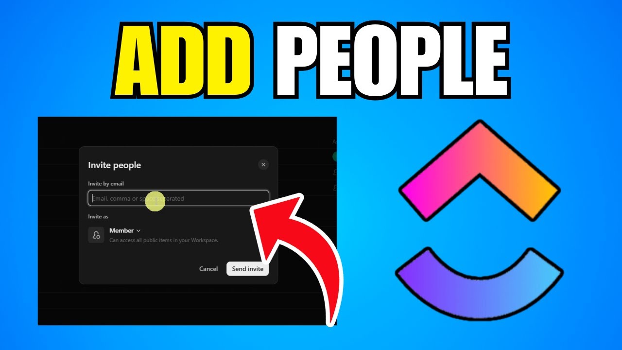 How To Add People To Workspace In ClickUp (Step By Step Guide) - YouTube