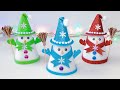  eva paper snowman  christmas craft idea