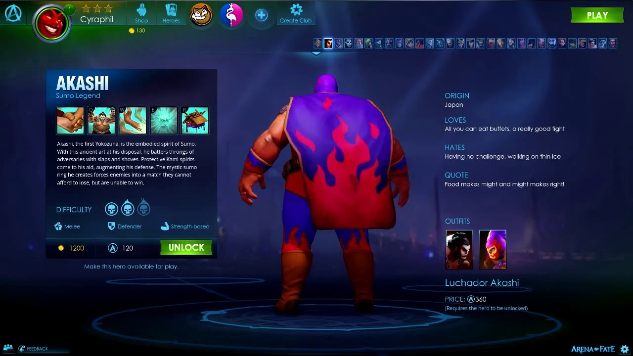 Arena of Fate - Hero Overview 2015 (Alpha)