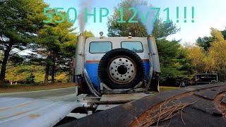 12v71 Detroit Diesel Powered 1973 Peterbilt 352 Cabover - Episode 21 - Let's turn it up