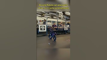 Robot bicycle, power AI technology.  #robot #sourcing #technology #ai #bicycle