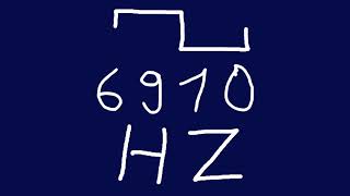 6910 hz square