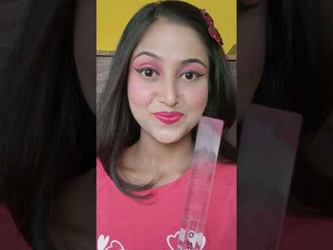 Makeup using Scale 😱😍 #random #funny #makeup #challenge #viral #shorts #riyapaul