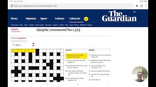 Guardian Quiptic Crossword (No. 1,323)