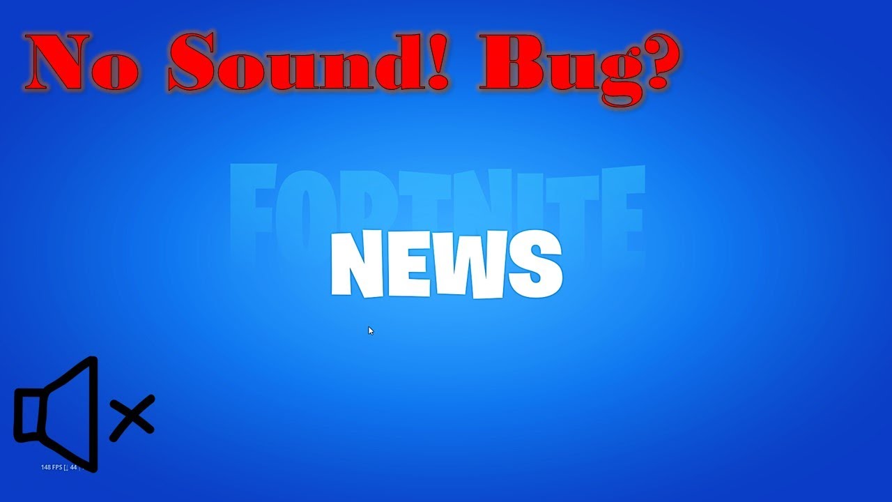 フォート ナイト 音 が 出 ない Pc Fortnite No Sound Pc Youtube