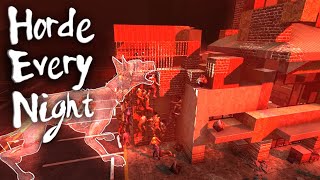 Horde Every Night -  Making Progress on our Permanent Base (7 Days to Die Ep5)