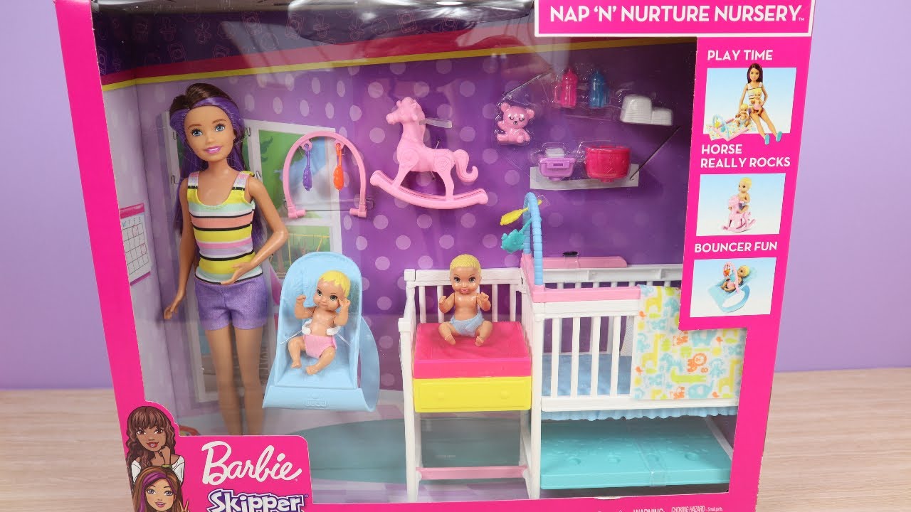 barbie nursery playset