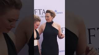 Kate Winslet and daughter Mia Threapleton walk the BAFTA red carpet