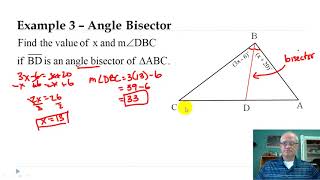 Geo - 5.1/5.2  Bisectors, Medians & Altitudes