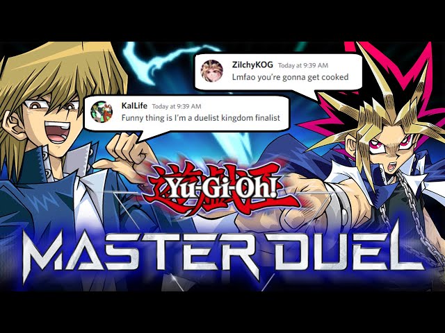 BATTLE OF THE YUGITUBERS: SO I TOOK ON @ZilchyKOG IN YU-GI-OH MASTER DUEL!!! class=