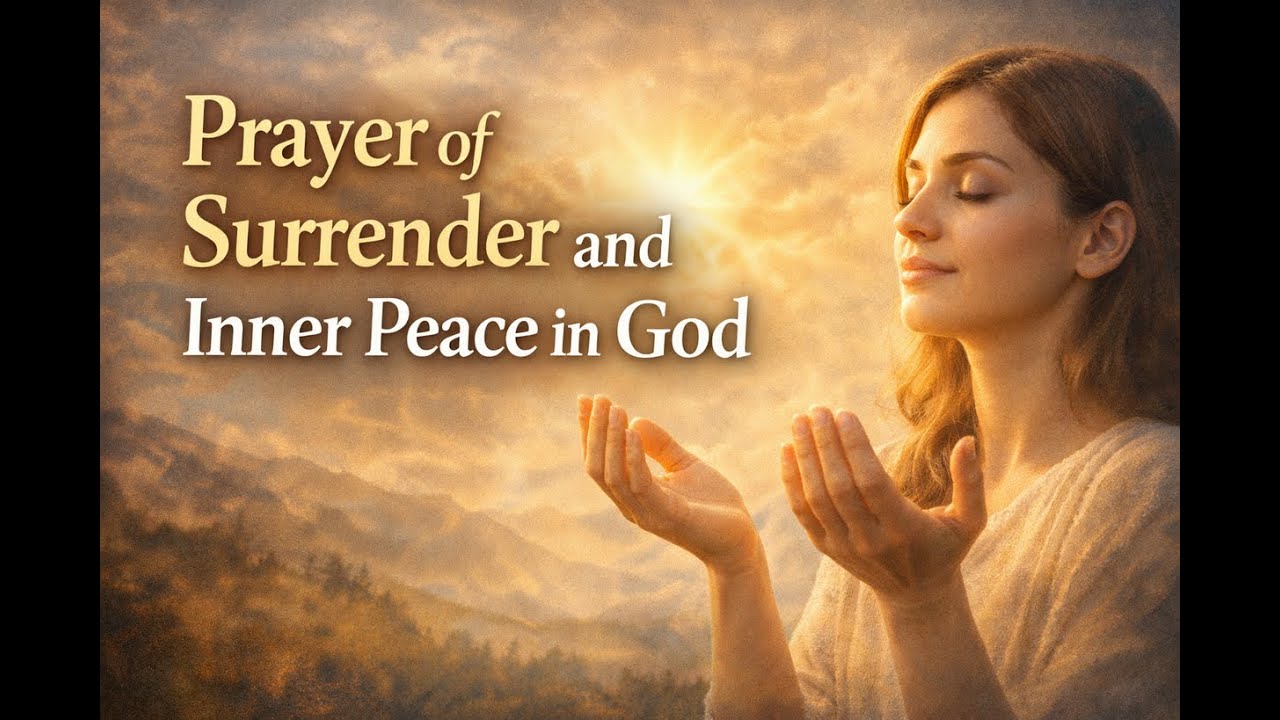Prayer of Surrender and Inner Peace in God - YouTube