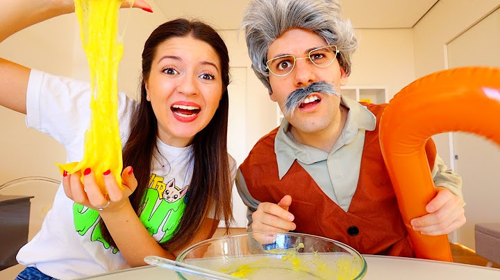 INSEGNO A MIO NONNO A FARE LO SLIME!