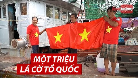 Báo Người Lao Động trao 1.000 lá cờ Tổ quốc cho ngư dân tỉnh Tiền Giang | NLĐTV