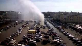 Hot fountain in Smolensk