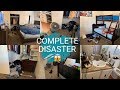 COMPLETE DISASTER 😱 CLEAN WITH ME  || CLEANING MOTIVATION || BEDROOM CLEANING