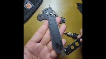 Two knife hacks for crossbar / axis lock omega spring adjustment #knifemaintenance