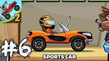 Hill Climb Racing 2 - SPORTS CAR Gameplay Walkthrough Part 6 (iOs, android)