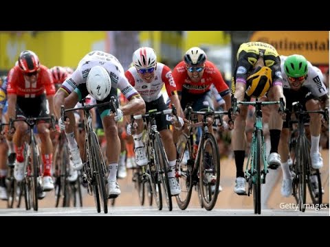 וִידֵאוֹ: טור דה פראנס 2019: מייק Teunissen של ג'מבו-ויסמה מנצח את Sagan כדי לנצח בשלב 1