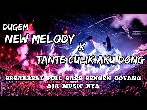 DUGEM NEW MELODY X TANTE CULIK AKU DONG BREAKBEAT FULL BASS PENGEN GOYANG AJA MUSIC NYA