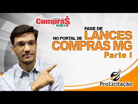 FASE DE LANCES NO PORTAL DE COMPRAS MG #LICITACAO #LICITACOES #COMPRASMG #OMAIORCOMPRADORDOBRASIL