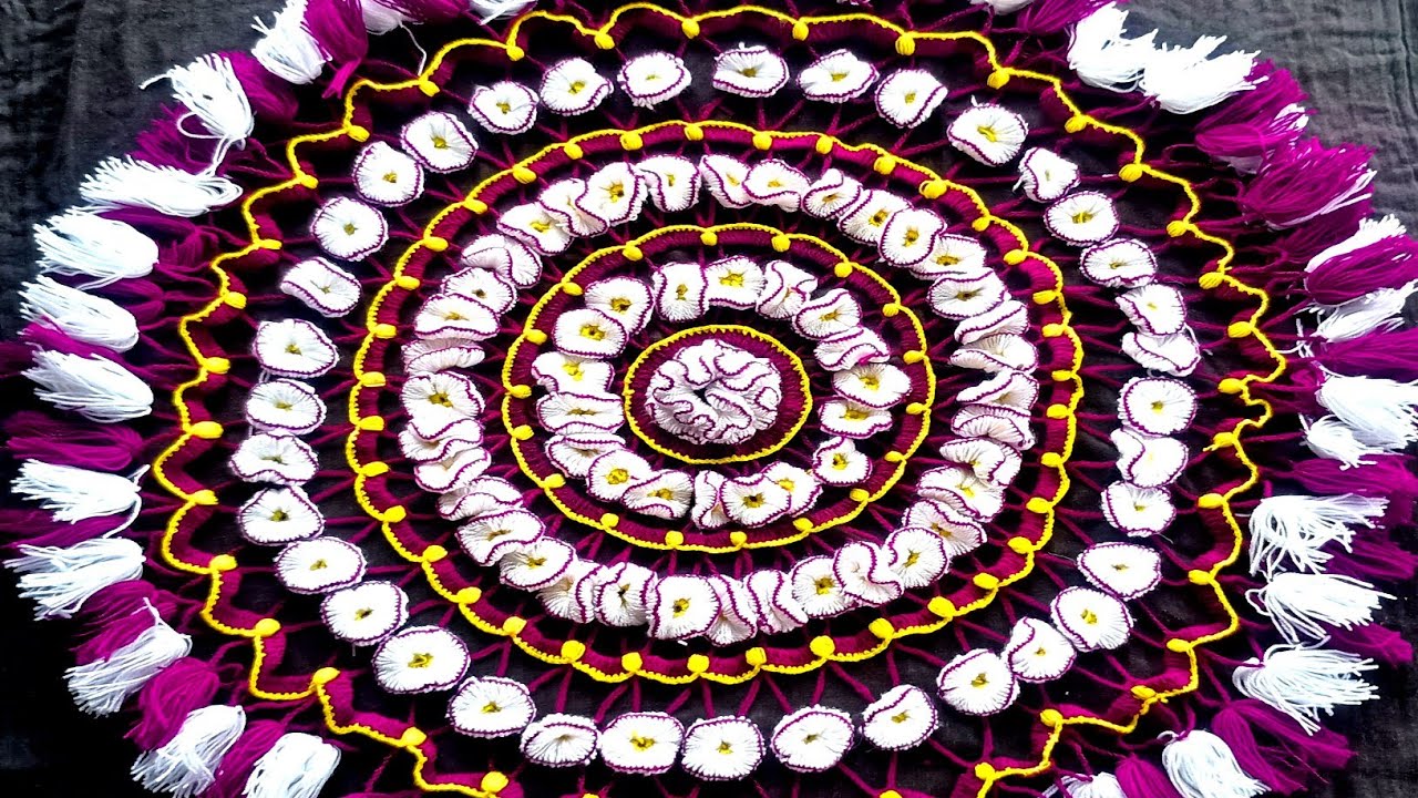 Elegant✨....Thalposh Design Tutorial | Easy & High-Quality table cover