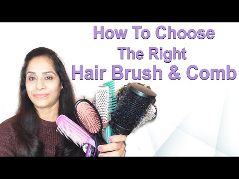 Como escolher a escova de cabelo direito e Pente para o cabelo ll Malayalam