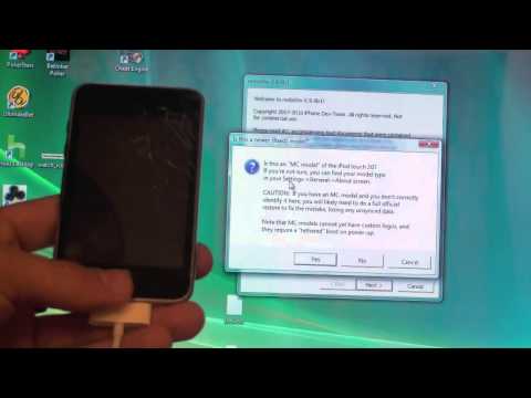 Redsnw . Jailbreak for iPhone G & iPod Touch G on Windows