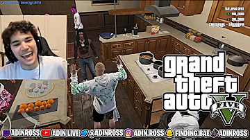 Adin Ross Pulls Up On TeeGrizzley And Turns It Into a Shootout! GTA RP (Extremely Funny!)