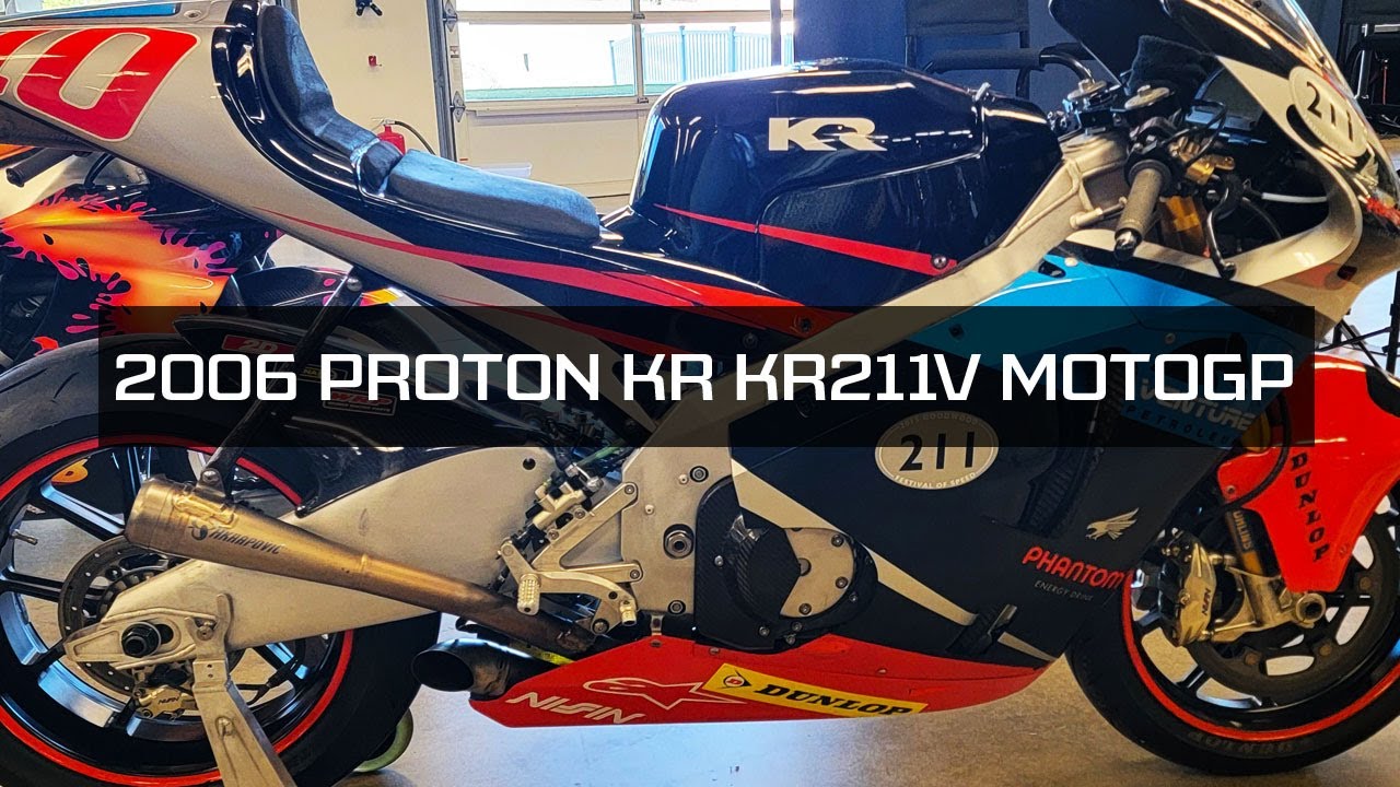 2006 Proton Kr KR211V MotoGP bike of Kenny Roberts Jr in 4k