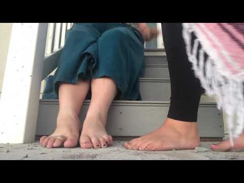 Foot play video with miss sweet feet. Suprise at end!