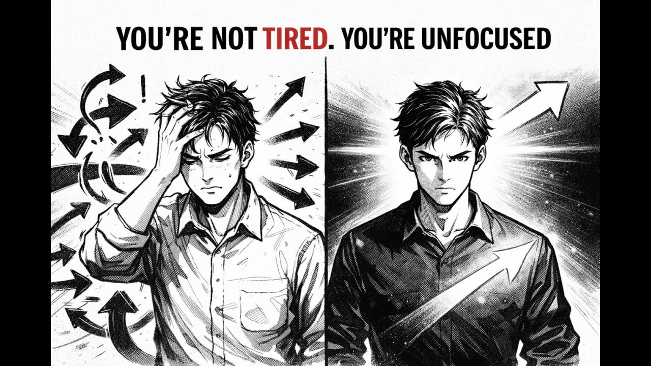 You’re Not Tired. You’re Unfocused