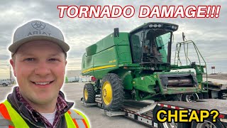 Buying a Salvage Combine from the Insurance Auction! John Deere 9770