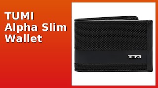 REVIEW (2026): TUMI Alpha Slim Wallet. Features.