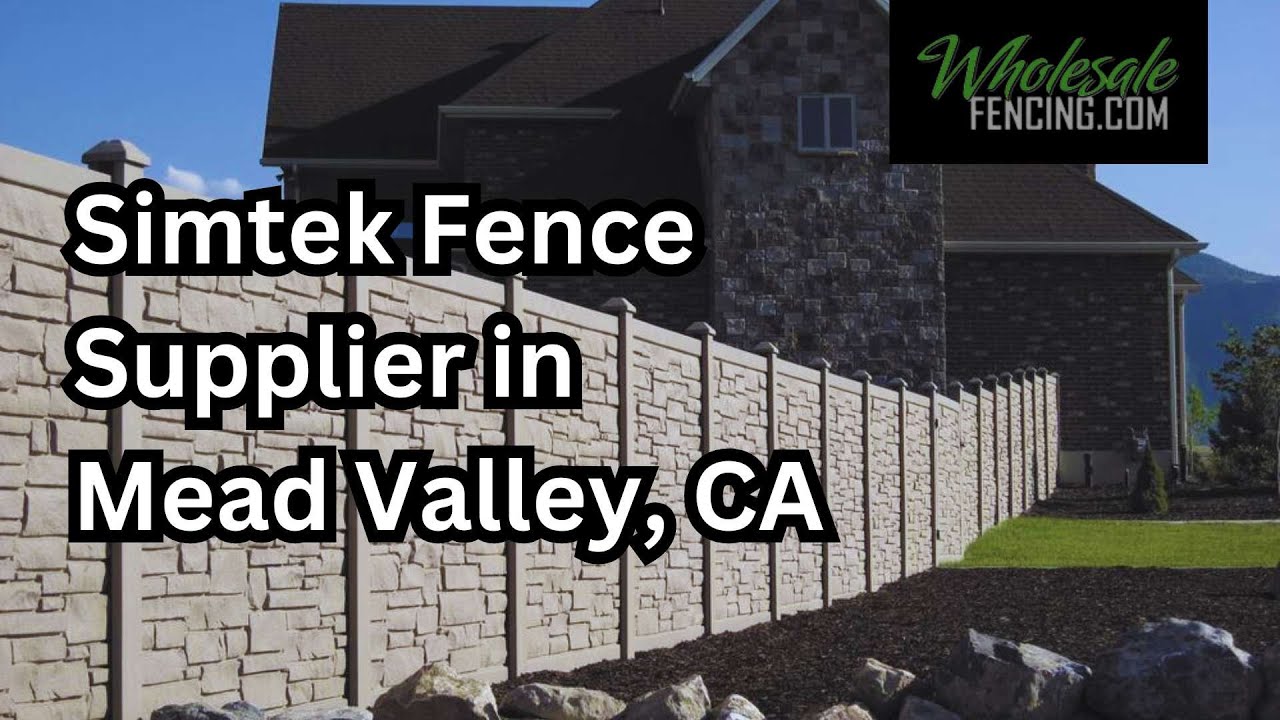 Simtek Fence Supplier in Mead Valley, CA | Wholesale Vinyl Fencing - Riverside, CA