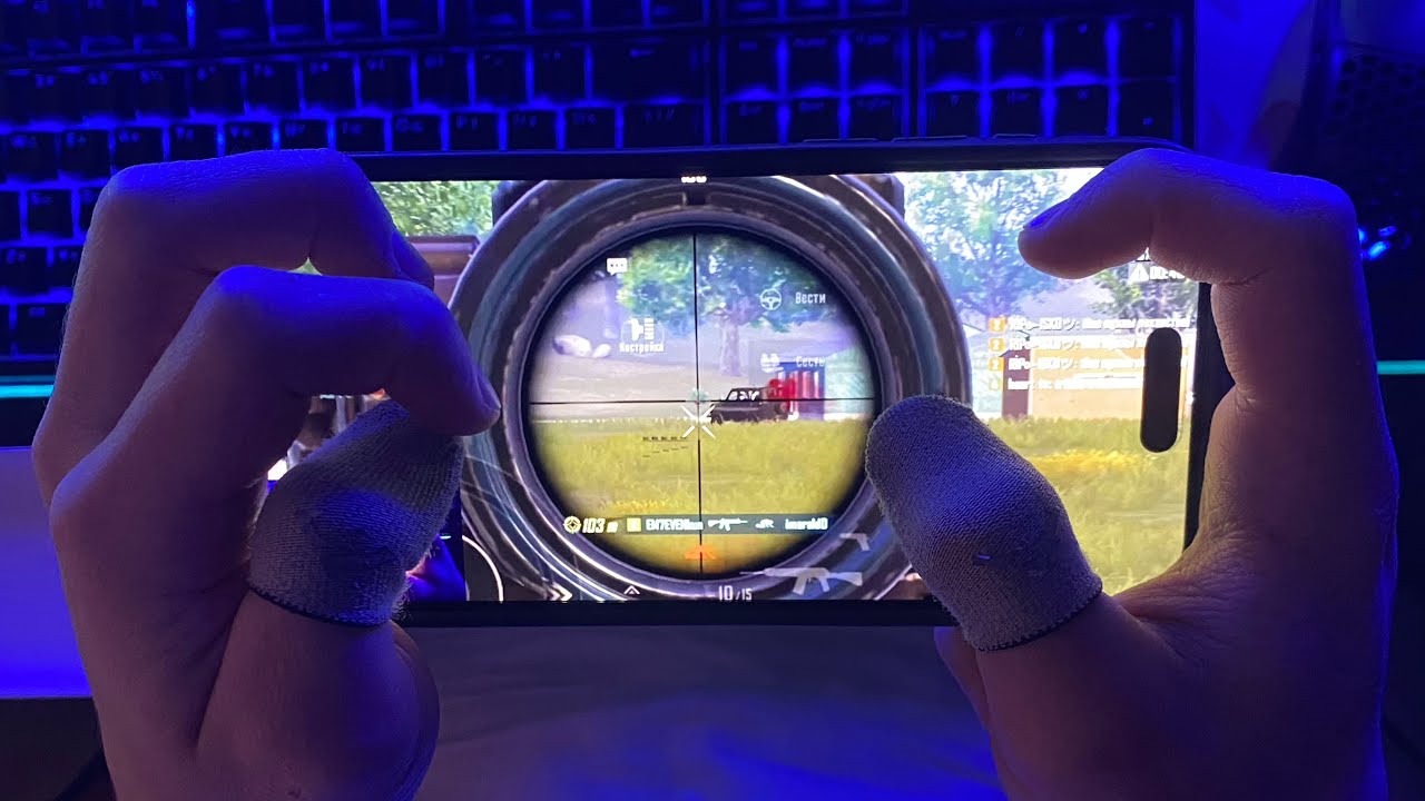 iPhone 15 pro max + 5 fingers = ??? | Handcam PUBG mobile