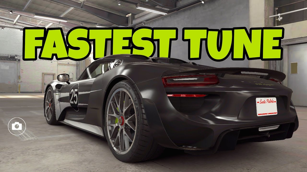 CSR2 Porsche 918 Spyder Weissach Package (Gold Stars) Fastest Tune