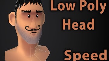 Low Poly Cartoon Head | Timelapse p1 | 3D modeling tutorial | 3ds max | unwrap uvw texturing