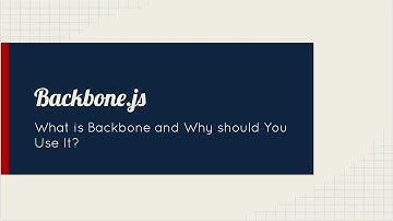 Intro to Backbone.js