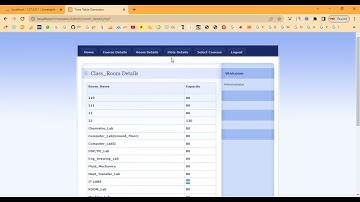 Random Timetable Schedule Generator in PHP