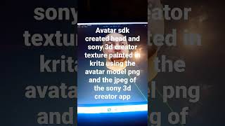 AVATAR SDK MODEL WITH SONY 3D CREATOR TEXTURE QUICK HEADSCAN RETOPOLGY HACK