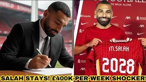 MOHAMED SALAH SIGNS MEGA CONTRACT UNTIL 2028 LIVERPOOL'S NEW ERA BEGINS UNDER ARNE SLOT !!!