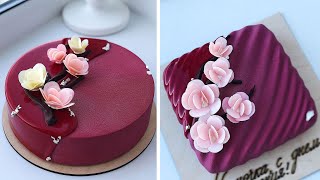 Amazingly Chocolate Mirror Glaze Cake Recipe #21 | Satisfying Cake Decorating Videos | #glazecake