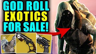 Destiny 2: DON'T MISS OUT ON THESE AMAZING EXOTICS! | Xur Location & Inventory (July 7 - 10)