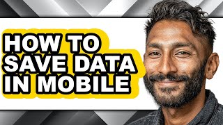 How to Save Data in Mobile (easy Method)