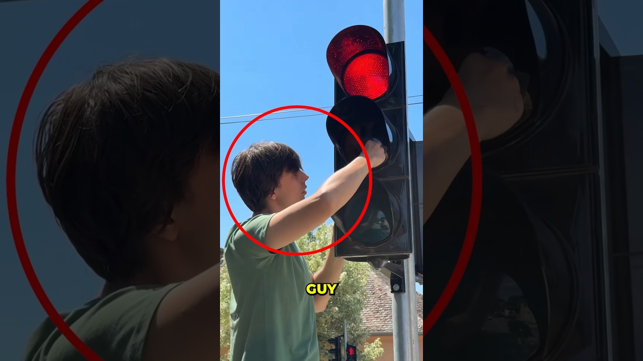 Nobody expected this at a traffic light…