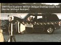 1995-2001 Ford Explorer NHTSA Oblique Overlap Crash Test (Barrier Without Bumper)