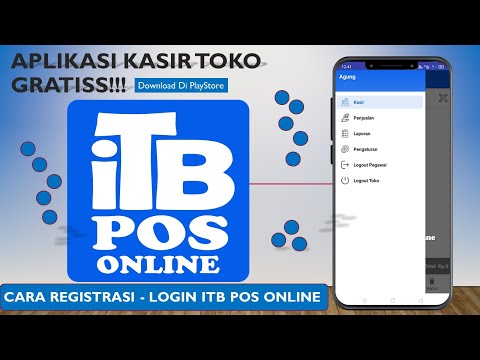 Aplikasi Kasir Toko GRATISS!!! Cara Registrasi - LOGIN ITB POS Online Download Di PlayStore