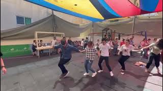 Traditional Dance At A School In Jordan
