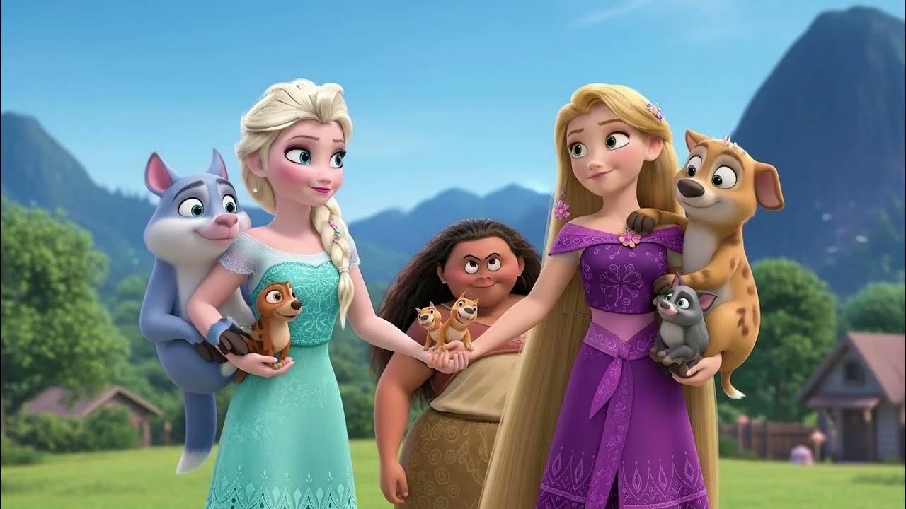 Elsa’s Snowy Cloud Ride ❄️☁️ | Magical Kids Song with Winter Fun & Adventure